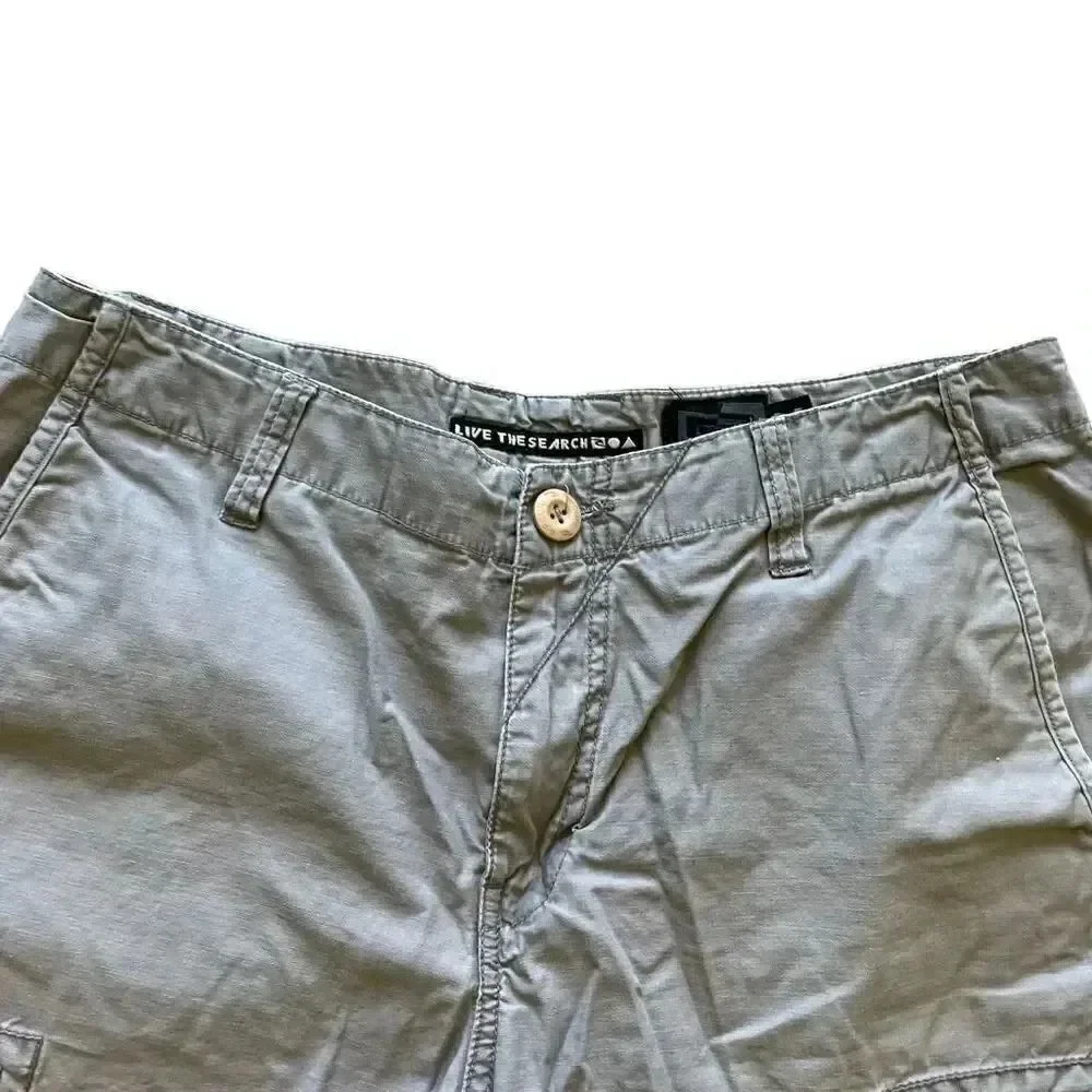 Rip Curl Cargo Surf Board Lightweight High Waist Men’s Short Pants SZ 34  #1549